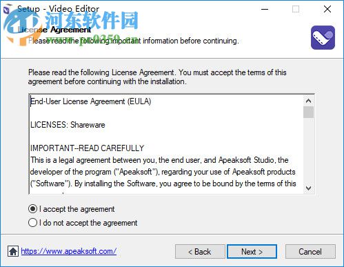 Apeaksoft Video Editor(视频编辑器)