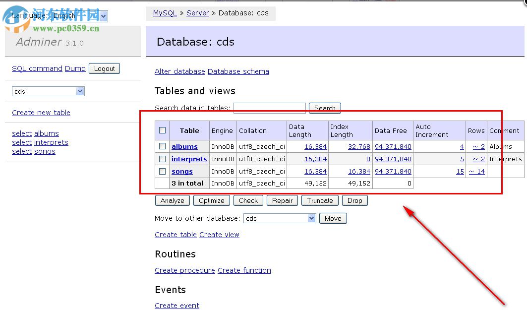 Adminer.php(MySQL管理客户端) 4.6.2 官方版