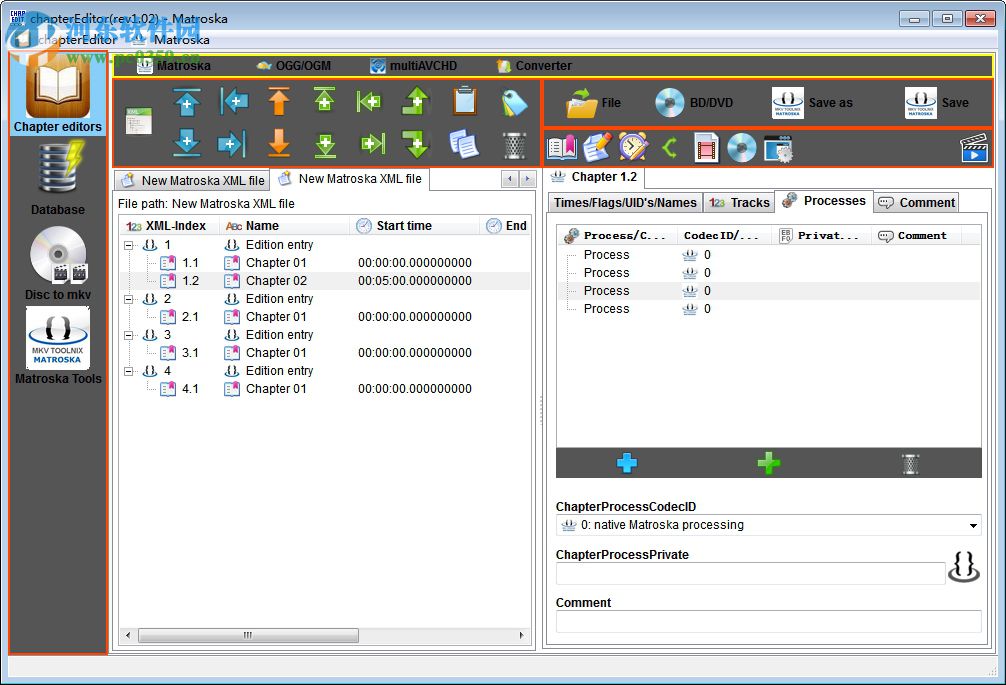 chapterEditor(视频编辑工具) 1.18 绿色免费版