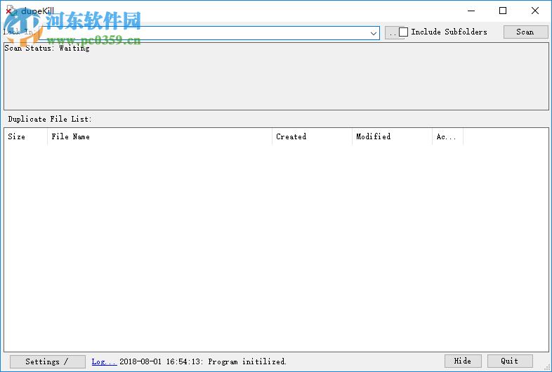 DupeKill(文件重复清理工具) 0.8 绿色版