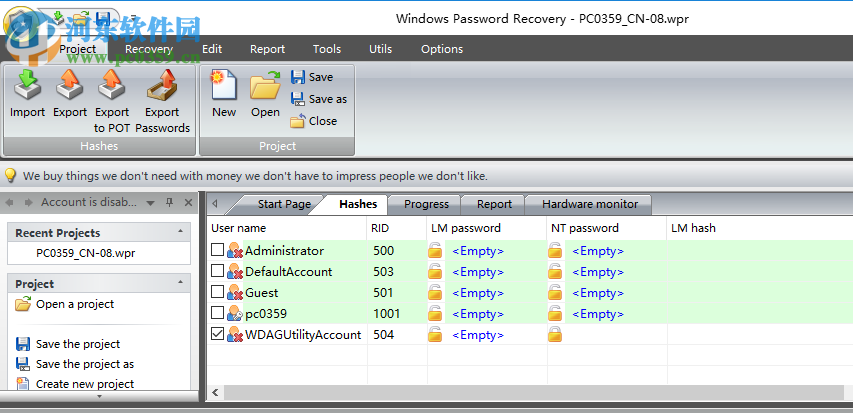 Passcape Windows Password Recovery(windows密码恢复工具) 11.6.1 免费版