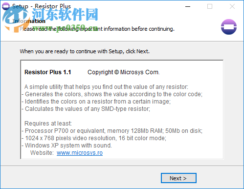 Microsys Resistor Plus(电阻计算器) 1.1 破解版