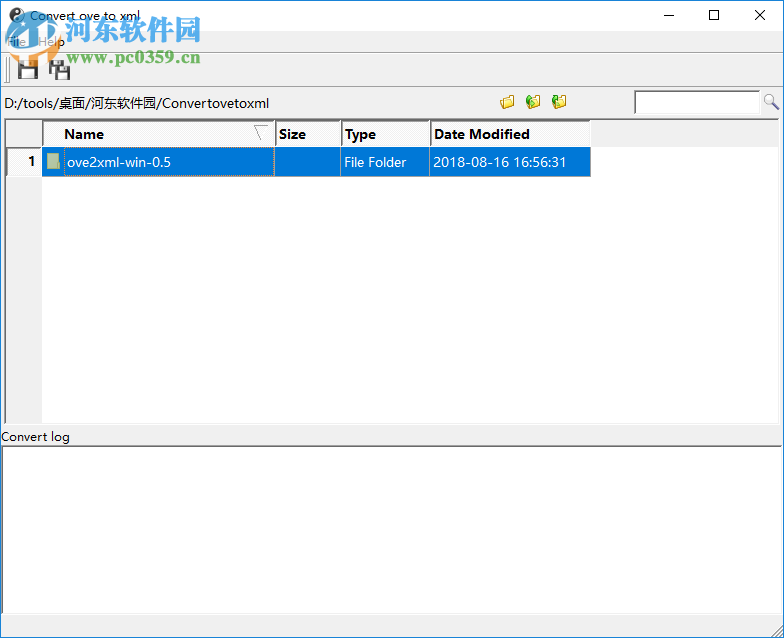 Convert ove to xml(ove转XML工具) 0.1 绿色版