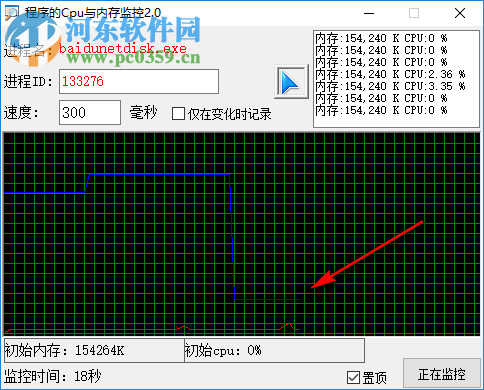 程序的Cpu与内存监控软件(cpu内存监控工具) 2.0 最新免费版