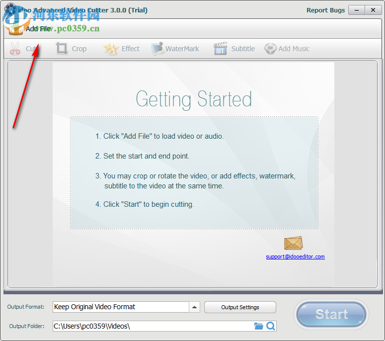 视频剪切软件(idoo Video Cutter) 3.0.0 官方版