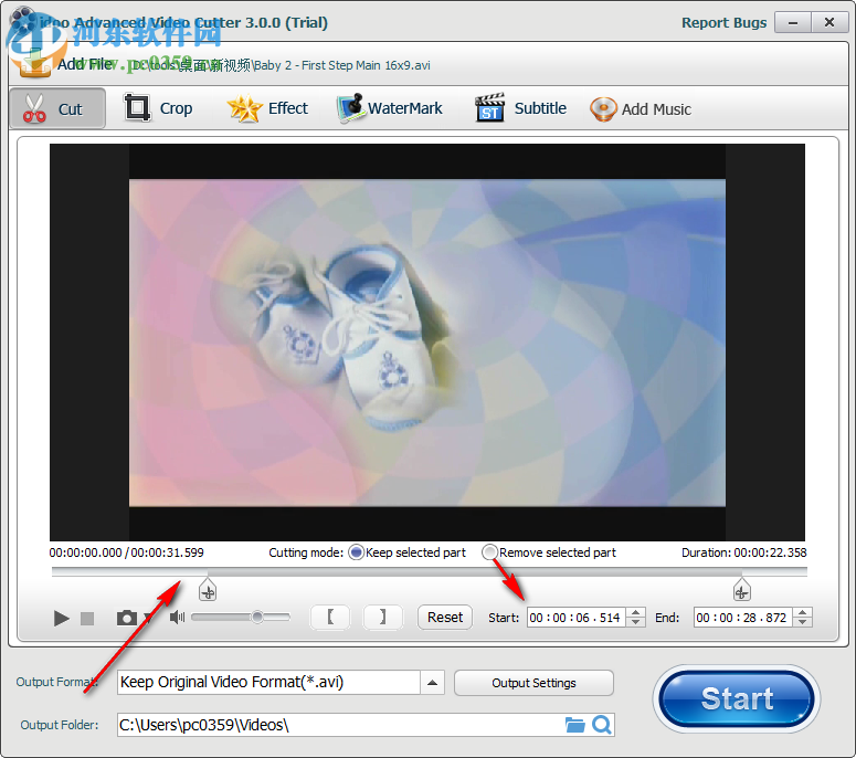 视频剪切软件(idoo Video Cutter) 3.0.0 官方版