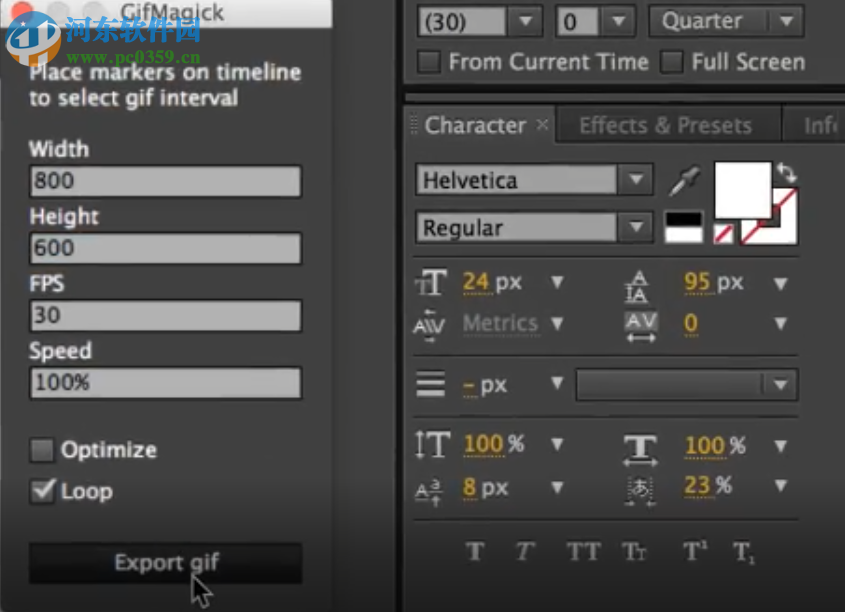 Gif Magick(AE导出GIF动图脚本) 1.0 免费版