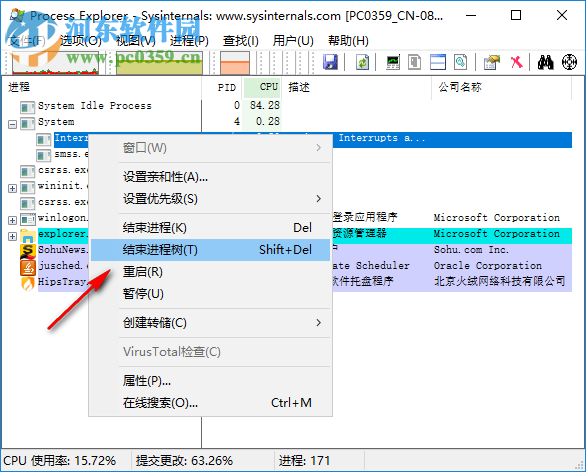 ProcessExplorer 16.21 绿色中文版