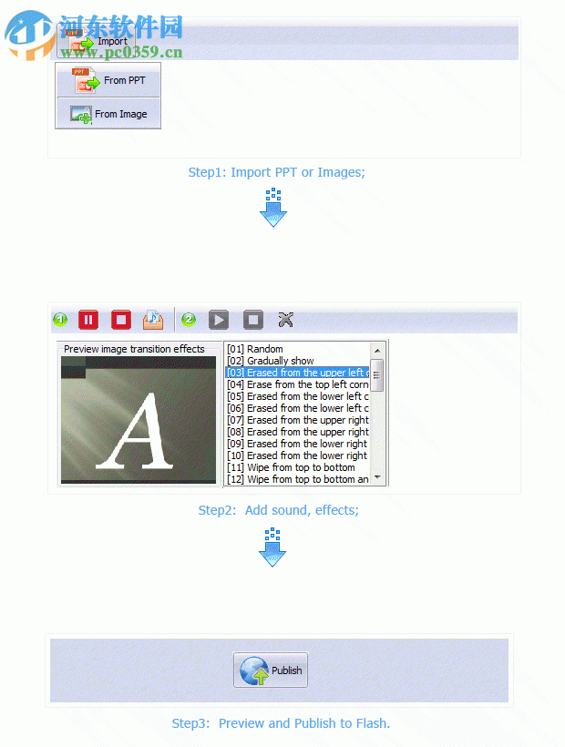 Boxoft PowerPoint to Flash(PPT转Flash软件) 1.1 官方版
