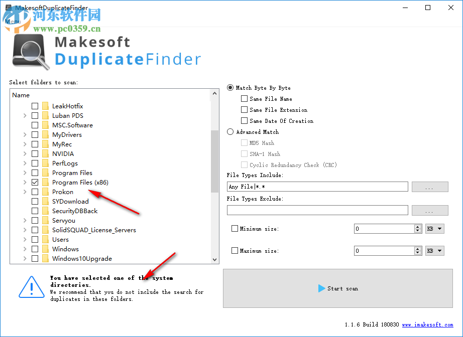 Makesoft DuplicateFinder(重复文件查找) 1.1.6 免费版