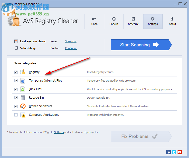 AVS Registry Cleaner(注册表垃圾清理软件) 4.1.2 官方版