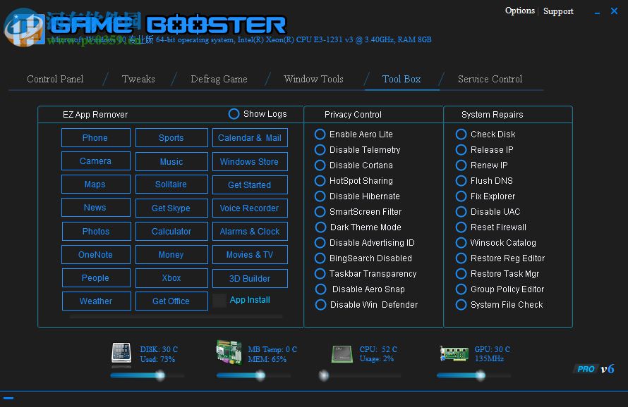 EZ Game Booster PRO(系统优化) 1.6.3 破解版