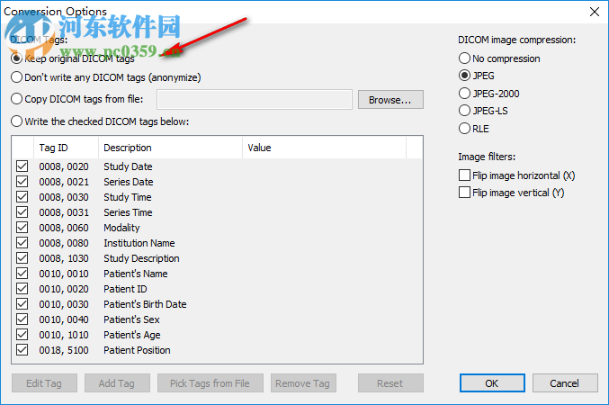 JPEG to DICOM(JPEG转DICOM软件) 1.10.2 官方版