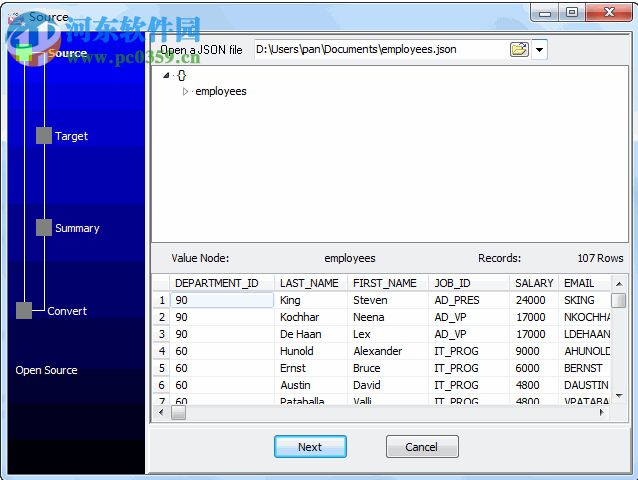 JsonToMysql(json导入mysql数据库工具) 1.7 官方版
