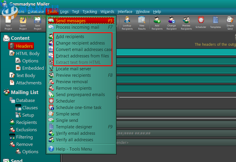 Gammadyne Mailer(电子邮件发送软件) 57.1 官方版