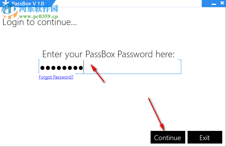 PassBox(密码管理软件) 1.0 绿色版