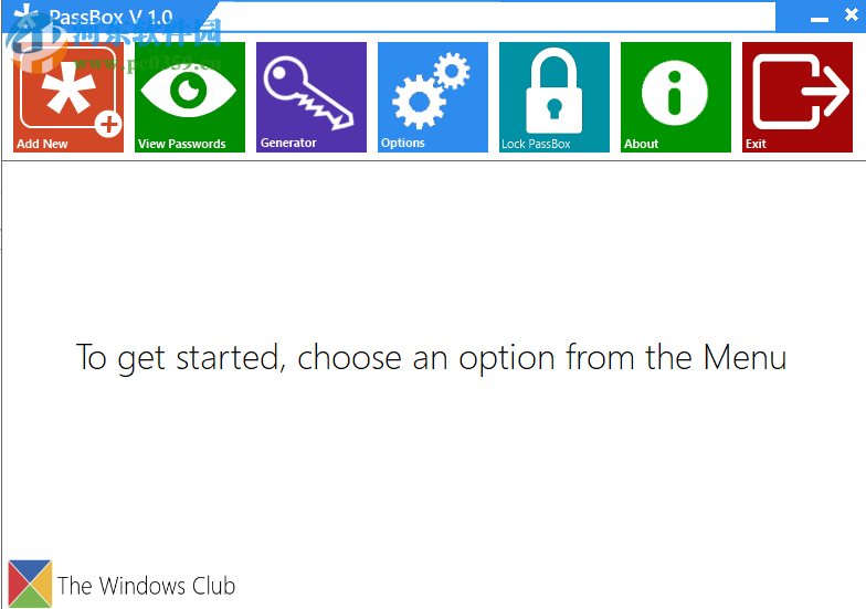 PassBox(密码管理软件) 1.0 绿色版