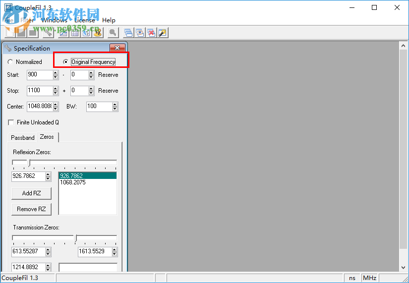 CoupleFil(滤波器耦合矩阵计算器) 1.3 官方版