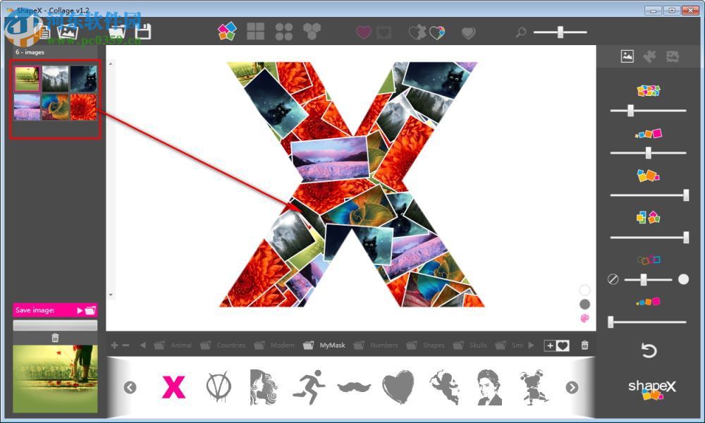 ShapeX(照片拼贴软件) 1.2 官方版