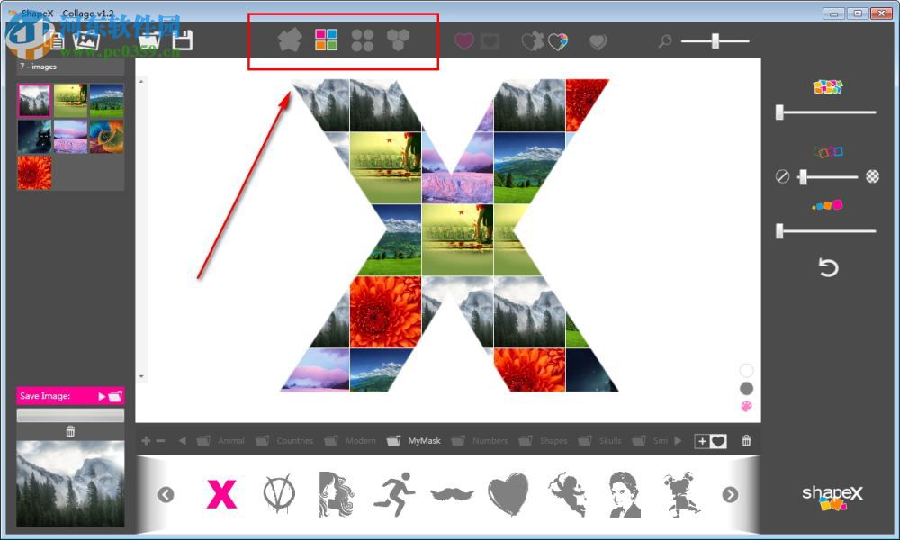 ShapeX(照片拼贴软件) 1.2 官方版