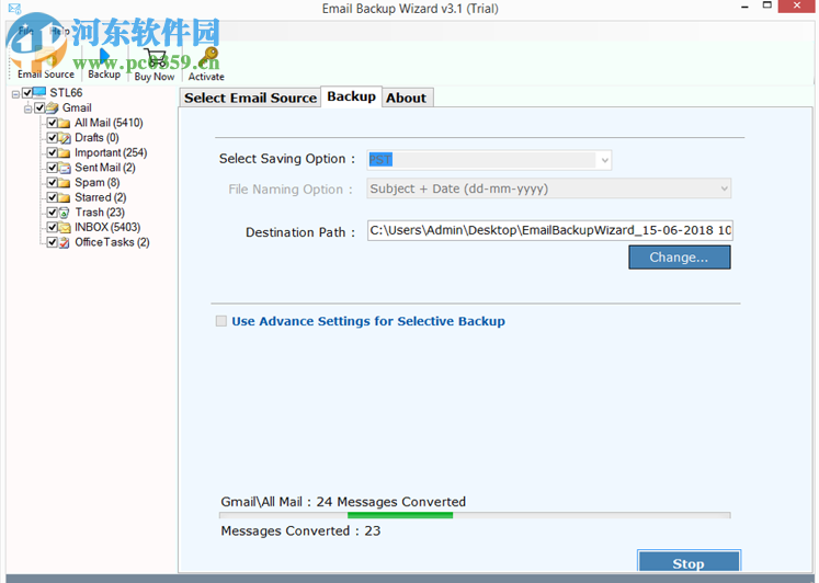Email Backup Wizard(电子邮件备份工具) 3.1 破解版