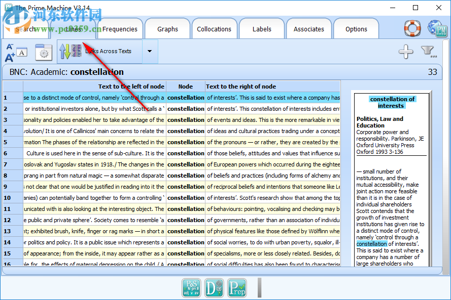 The Prime Machine(语料库检索软件)