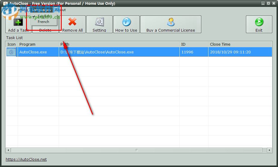 AutoClose(关机精灵) 2.1 免费版