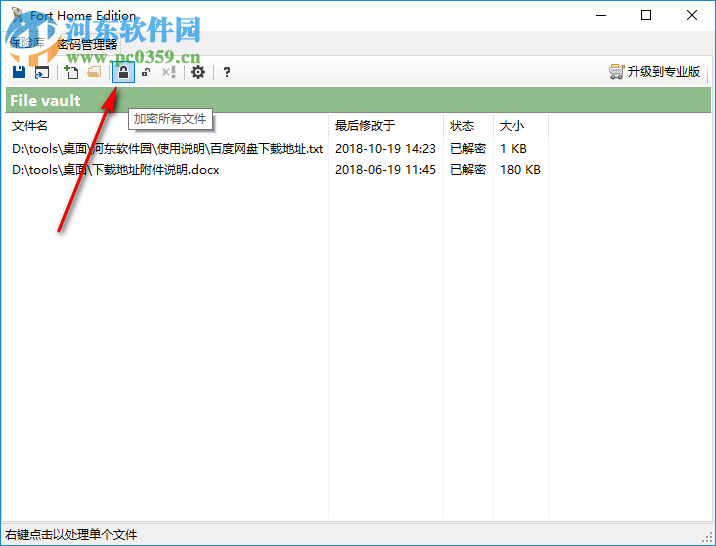 Fort Home Edition(文件密码管理软件) 5.0.0.0 中文版