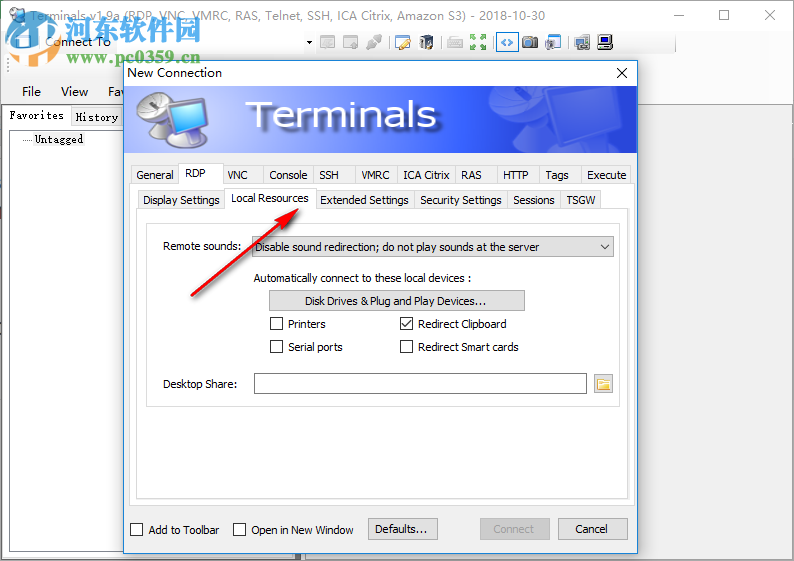 Terminals(远程连接系统) 1.9a 官方版