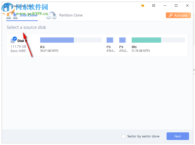 AweClone(磁盘克隆工具) 2.2 免费版