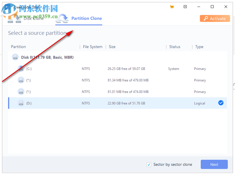 AweClone(磁盘克隆工具) 2.2 免费版