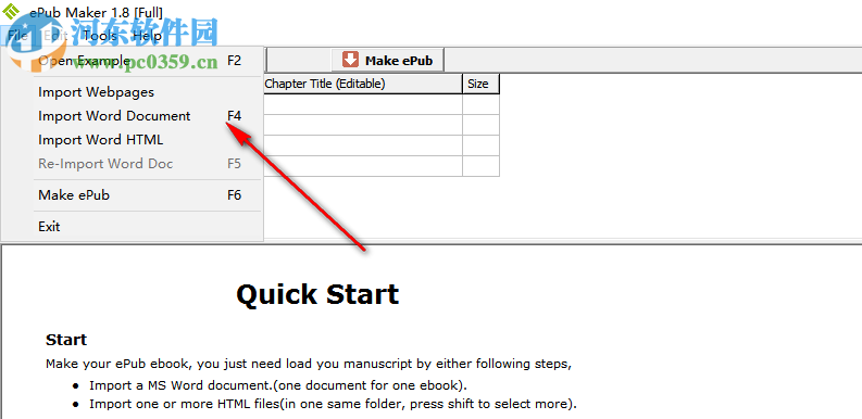 ePub Maker(电子书制作器) 1.8 免费版