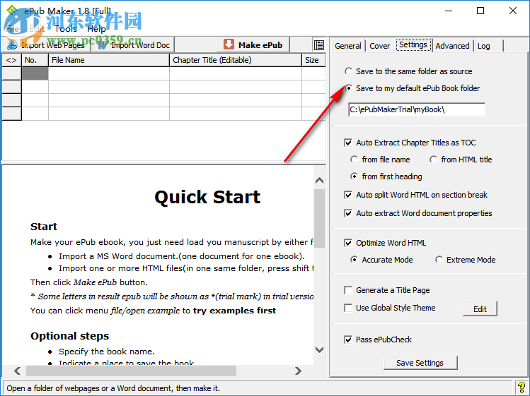 ePub Maker(电子书制作器) 1.8 免费版