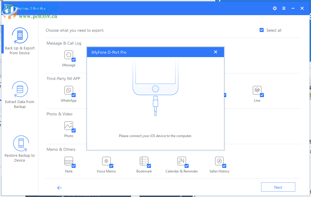 iMyfone D-Port(iOS设备数据导出工具) 3.0.0.29破解版