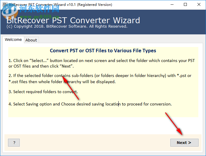 pst格式转换工具(BitRecover PST Converter Wizard)