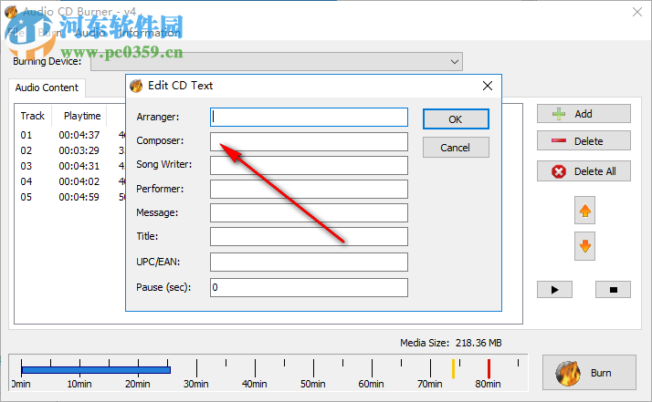 3nity Audio CD BURNER(3nity音频CD刻录机) 4.0 破解版