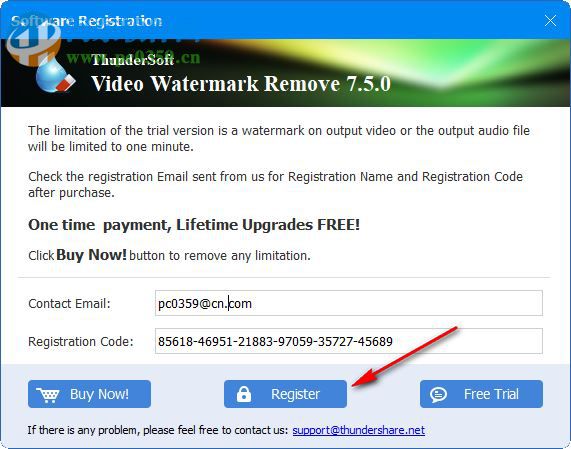 ThunderSoft Video Watermark Remove(视频水印去除软件) 7.5.0 免费版