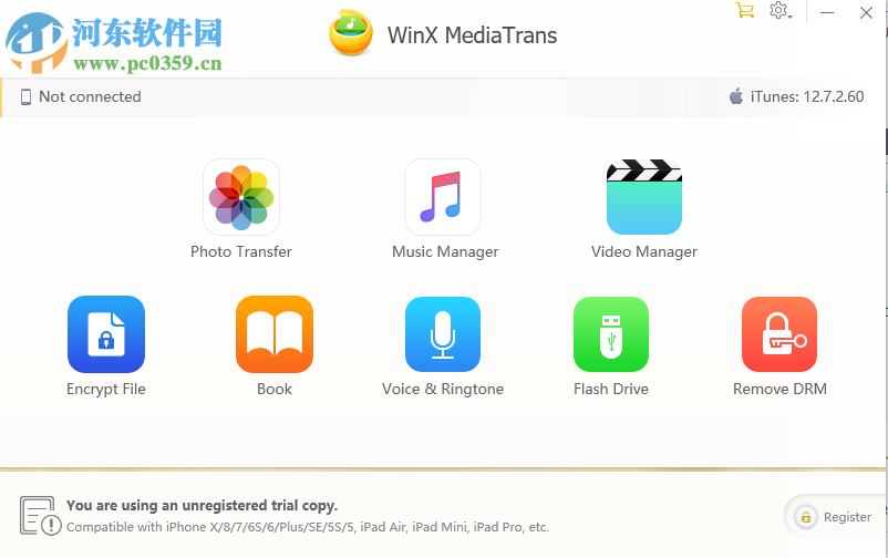 WinX MediaTrans(ios<a href=https://www.pc0359.cn/s/sbgl/ target=_blank class=infotextkey>设备管理软件</a>) 6.4 官方版
