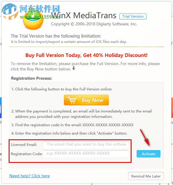 WinX MediaTrans(ios设备管理软件) 6.4 官方版