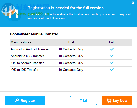 Coolmuster Mobile Transfer(手机数据转移工具) 2.0.7.6 官方版