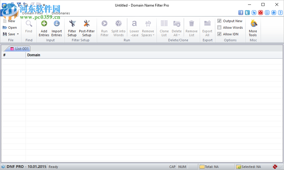 域名过滤软件(Domain Name Filter) 2.0 绿色版