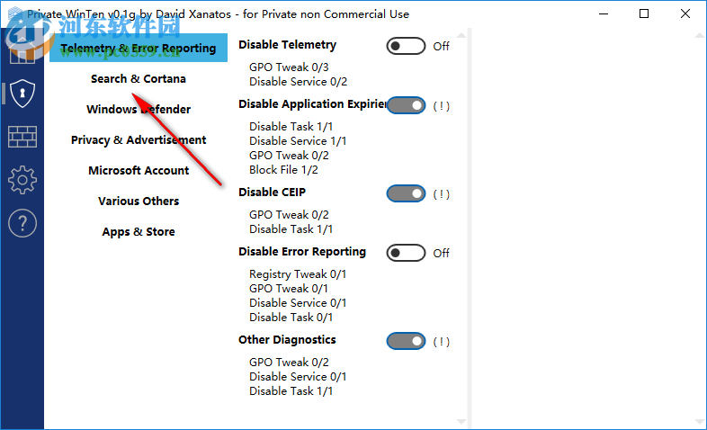 Private Win10(隐私设置工具) 0.1g 官方版