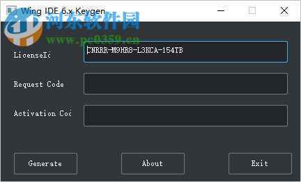 Wing IDE 6.x注册机 绿色通用版