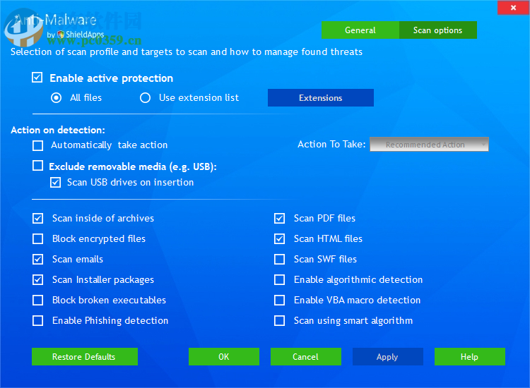 ShieldApps Anti-Malware(反恶意安全软件) 4.1.9 官方版