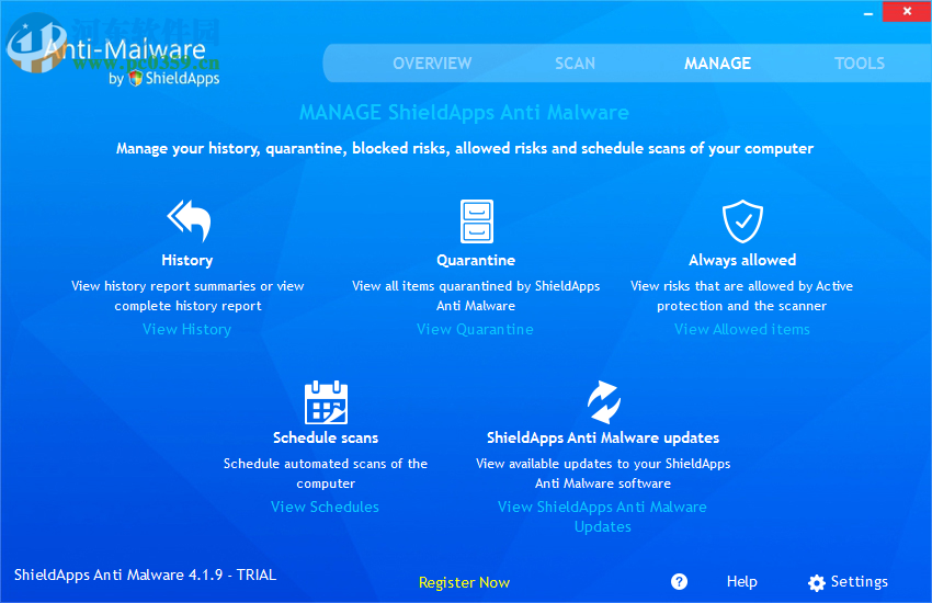 ShieldApps Anti-Malware(反恶意安全软件) 4.1.9 官方版