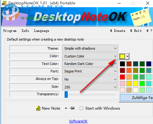 DesktopNoteOK(桌面便签小工具)
