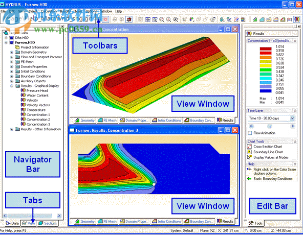 PC Progress HYDRUS 2D3D Pro(水流溶质运移模拟软件) 2.04.0580 免费版