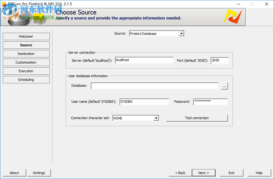 DBSync for Firebird and MSSQL 2.1.5 官方版