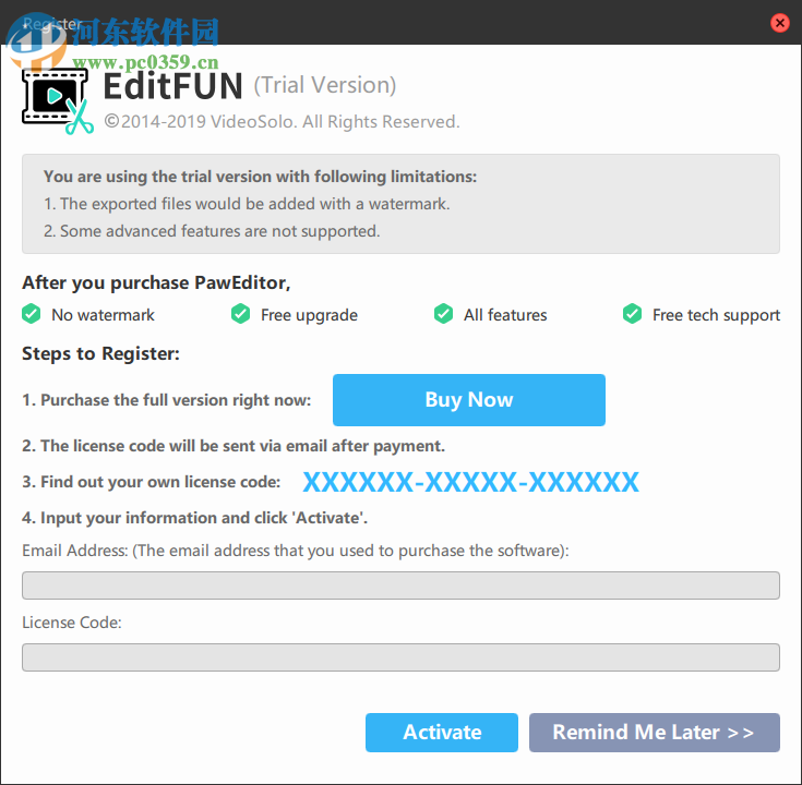 VideoSolo EditFUN(视频编辑软件) 1.2.7.0 官方版