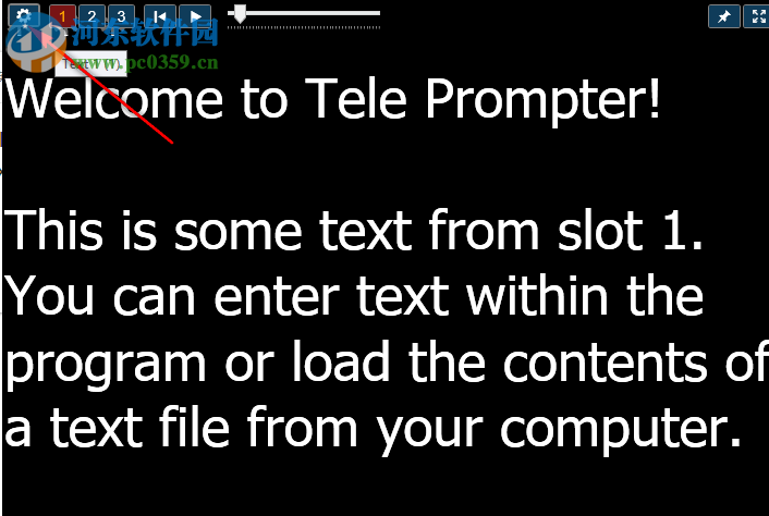 Tele prompter(演示桌面滚动条软件) 1.4.0.0 官方版